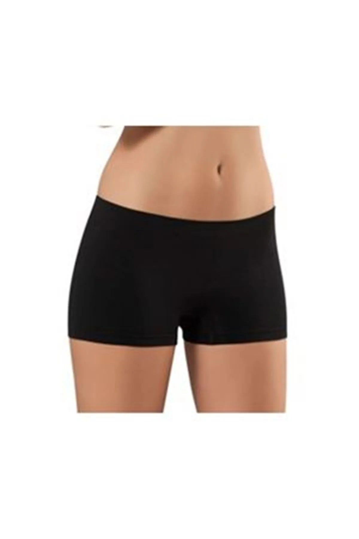 Nuvelle Siyah Dikişsiz Boxer Korse