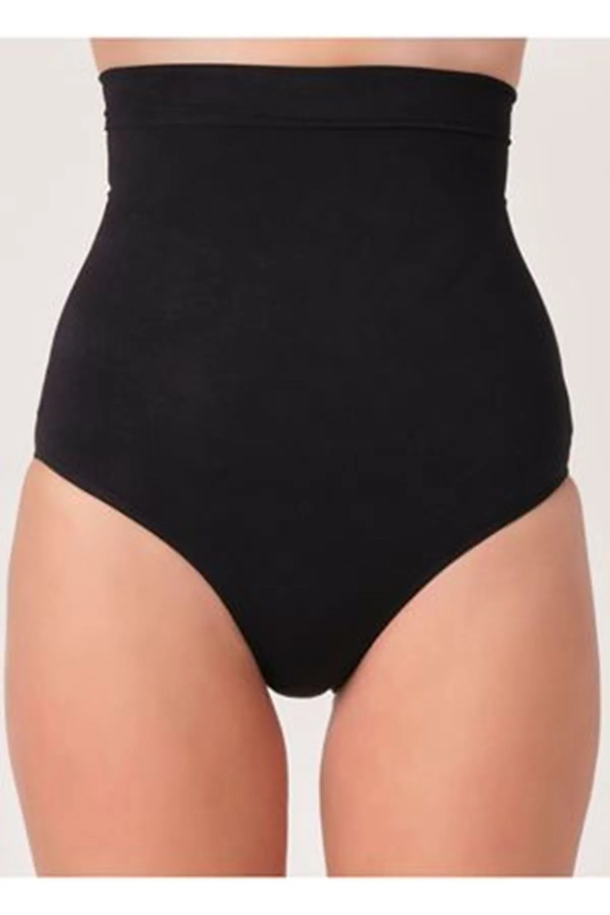 Nuvelle Siyah Dikişsiz Slip Korse