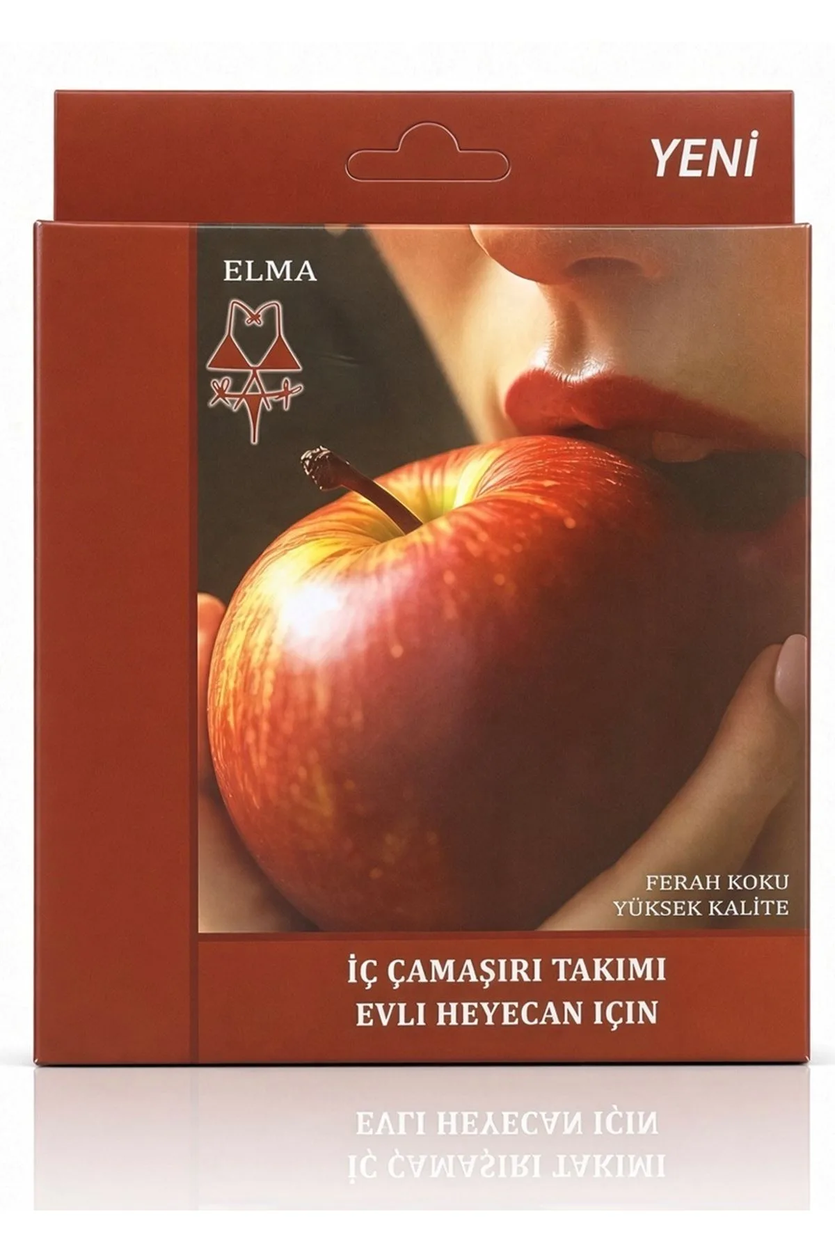 Nuvelle Kırmızı Elma Aromalı Yenilebilir Sütyen Takımı